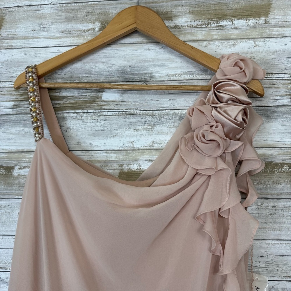 NWT Maggy London Face POW Light Pink Formal Dress size 14 - Picture 4 of 7